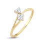 Amber Diamond Ring