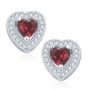 Aleef Heart Earrings by KaratCraft