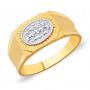 Ovatus Gold Ring by KaratCraft
