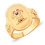 Suvarna Gold Shreenathji Ring by KaratCraft