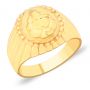 Mahabala Gold Ganesha Ring by KaratCraft