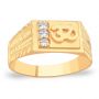 Jayadish Gold Om Ring