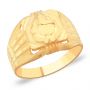 Muktidaya Gold Ganesha Ring by KaratCraft
