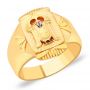 Shreeji Shrinathji Gold Ring by KaratCraft