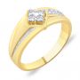 Reluzo Gold Ring by KaratCraft