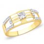 Esbelto Gold Ring by KaratCraft