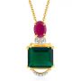 Delaun Diamond Pendant by KaratCraft