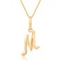Magaera Alphabet M Pendant by KaratCraft