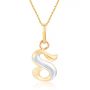 Selmani Alphabet S Pendant by KaratCraft