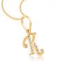 Kaitlina Alphabet K Pendant