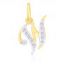 Wella Alphabet W Pendant by KaratCraft
