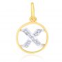 Xenia Alphabet X Pendant by KaratCraft