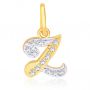 Zaira Alphabet Z Pendant by KaratCraft