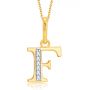 Frey Alphabet F Pendant by KaratCraft