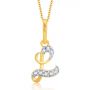 Li Initial L Pendant by KaratCraft