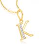 Karlo Initial K Pendant
