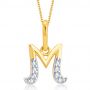 Marla Name M Pendant by KaratCraft