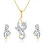 Crescenzo Pendant Set by KaratCraft