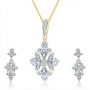 Reina Pendant Set by KaratCraft