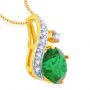 Blume Emerald Pendant set