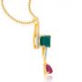 Fresnay Ruby and Emerald Necklace set