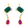 Fresnay Ruby and Emerald Necklace set