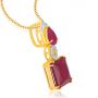 Marcellie Diamond Pendant with Earrings