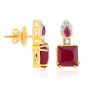 Marcellie Diamond Pendant with Earrings