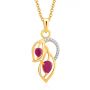Fantina Diamond Pendant with Earrings