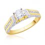 Magarie Cathedral Engagement Ring by KaratCraft