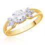 Trini  Preset Solitare Ring by KaratCraft