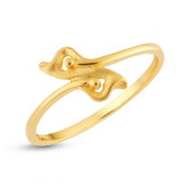 Romana Plain Gold Ring