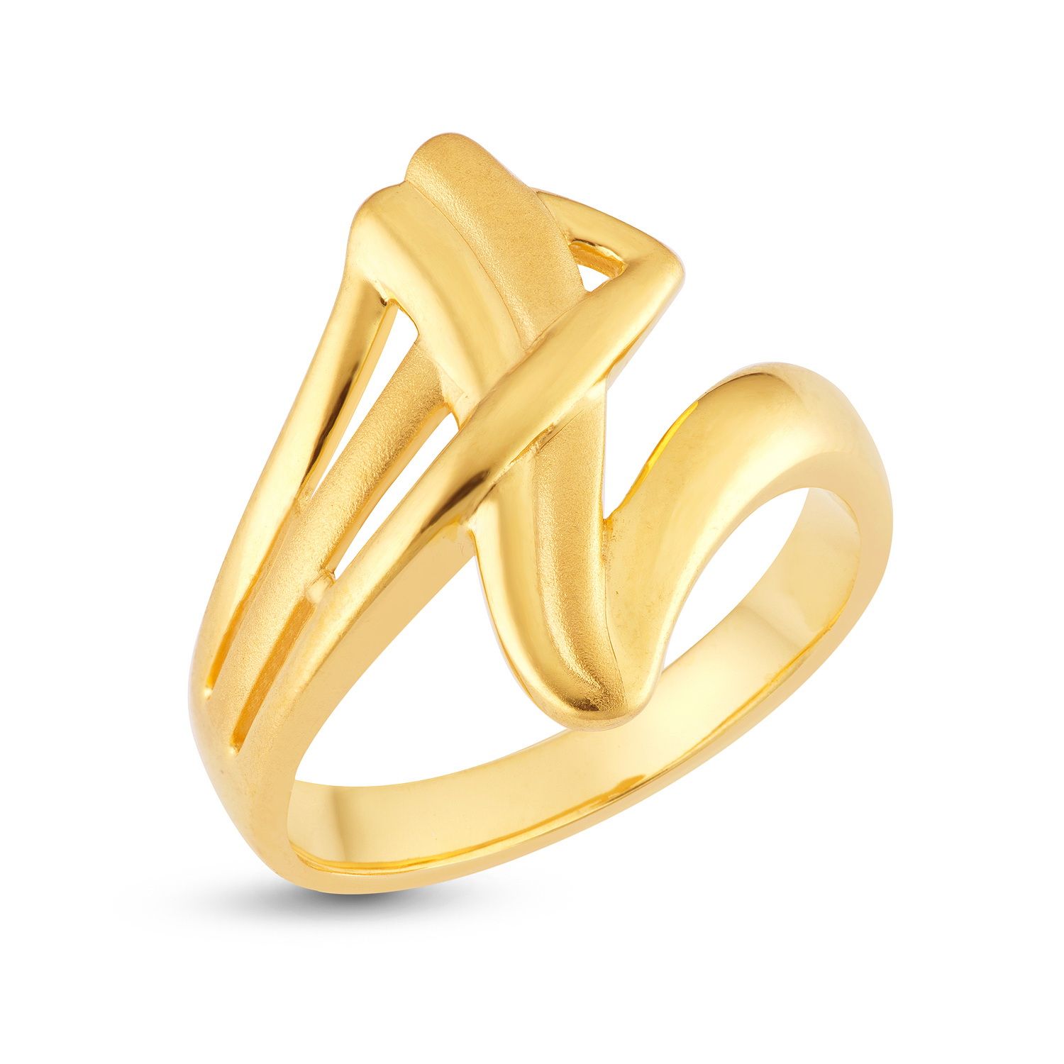 Ztoe Plain Gold Ring