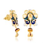 Mayuragriva Earrings by KaratCraft