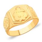 Yashvasin Ganesha Gold Ring by KaratCraft