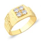 Chatva Gold Ring by KaratCraft