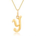 Yevett Alphabet Y Pendant by KaratCraft