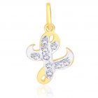 Layla Alphabet L Pendant by KaratCraft