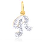 Rachel Alphabet R Pendant by KaratCraft