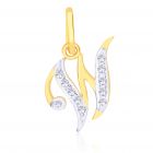 Wella Alphabet W Pendant by KaratCraft