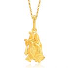 Radha Krishna Pendant by KaratCraft