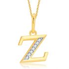 Zephr Alphabet Z Pendant by KaratCraft