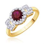 Quein Ruby Ring by KaratCraft